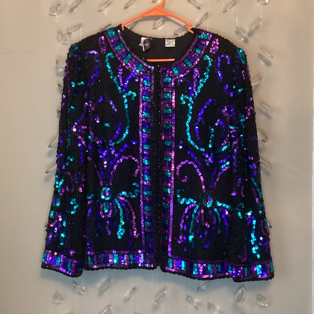 Vintage Sequin Beaded Jacket